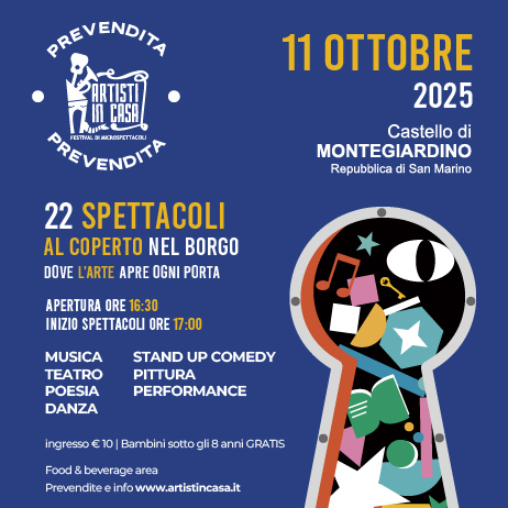 PREVENDITA sul sito_Artisti2025_11 ottobre