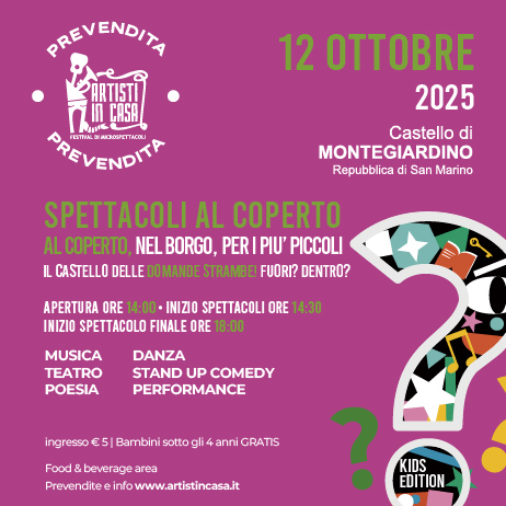 PREVENDITA sul sito_Artisti2025_12 ottobre